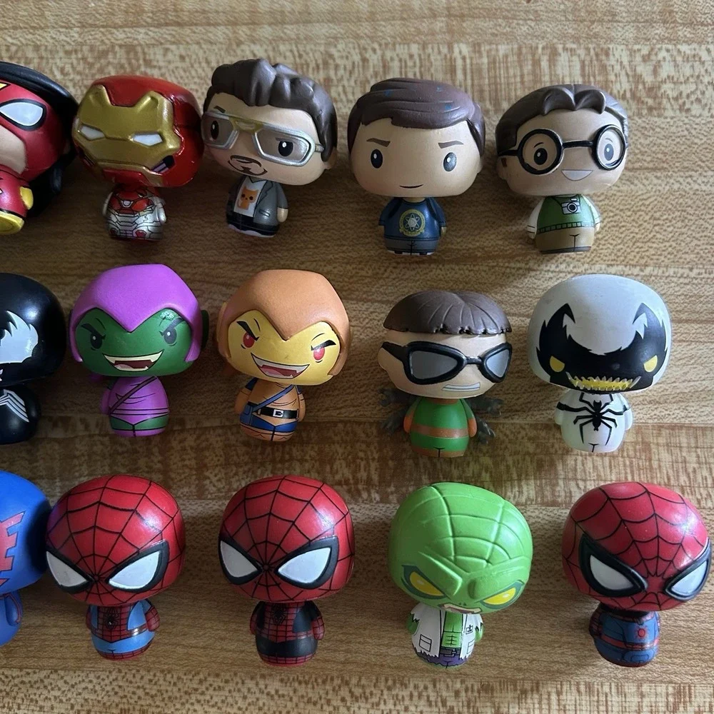 Lot of 21 Funko Pint Size Heroes Marvel Spider-Man Venom Iron Man Figures